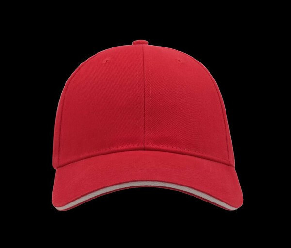 ATLANTIS HEADWEAR AT257 - 6-paneelinen kontrastikorkki