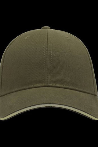 ATLANTIS HEADWEAR AT257 - Kontrastpipelue i Økologisk Bomull