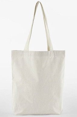 WESTFORD MILL WM251 - STRIPED ORGANIC COTTON TOTE