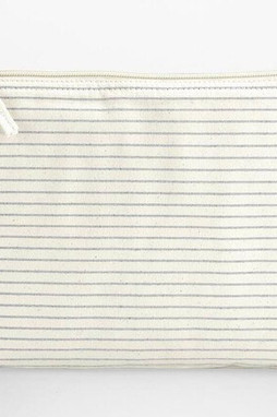 WESTFORD MILL WM253 - Pochette Accessoire en Coton Bio Rayé Élégant
