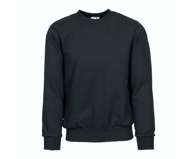 VESTI IT465 - Classic Ribbed Cotton Blend Crewneck Sweatshirt