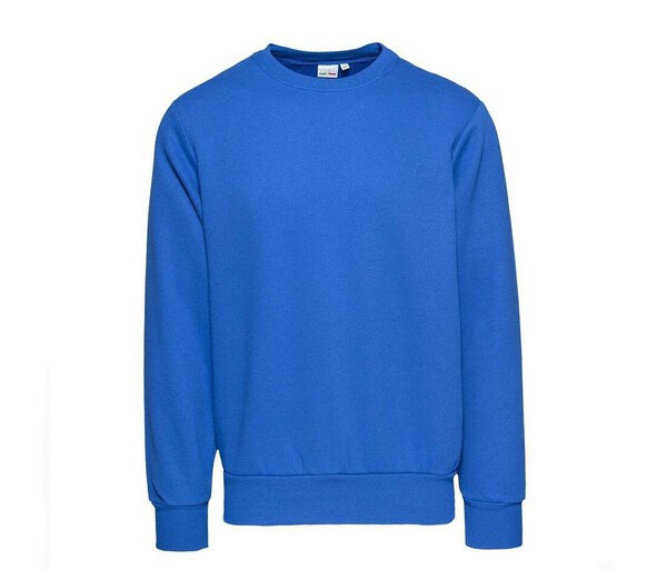 VESTI IT465 - Classic Ribbed Cotton Blend Crewneck Sweatshirt