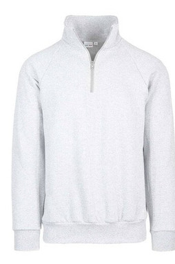 VESTI IT503 - Comfort Fit Raglan Zip Neck Sweatshirt