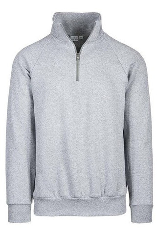 VESTI IT503 - Comfort Fit Raglan Zip Neck Sweatshirt
