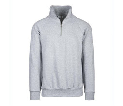 VESTI IT503 - Comfort Fit Raglan Zip Neck Sweatshirt