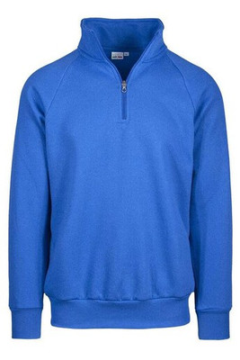 VESTI IT503 - Comfort Fit Raglan Zip Neck Sweatshirt