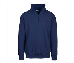 VESTI IT503 - Comfort Fit Raglan Zip Neck Sweatshirt