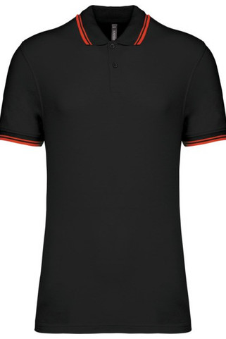 Kariban K272 - Mens 2 striped short sleeved poloshirt