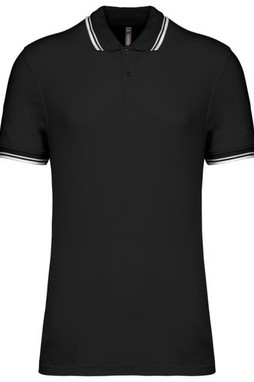 Kariban K272 - Mens 2 striped short sleeved poloshirt