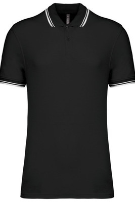 Kariban K272 - Men's 2 striped short sleeved poloshirt