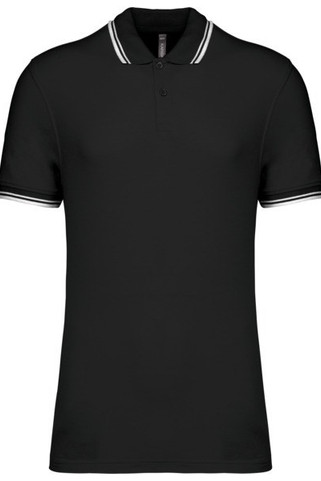 Kariban K272 - Mens 2 striped short sleeved poloshirt