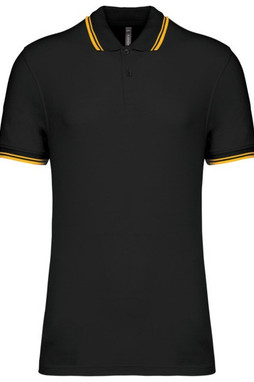 Kariban K272 - Mens 2 striped short sleeved poloshirt