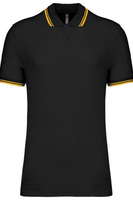 Kariban K272 - Men's 2 striped short sleeved poloshirt