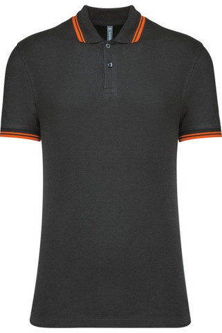 Kariban K272 - Gestreepte herenpolo korte mouwen