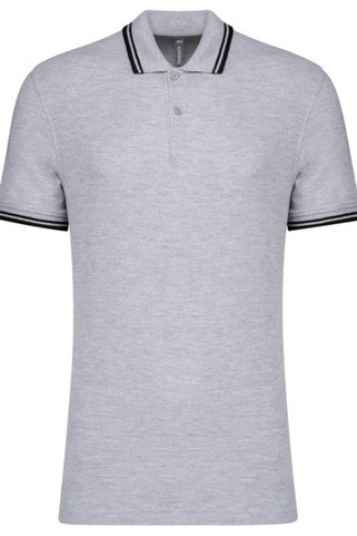 Kariban K272 - Mens 2 striped short sleeved poloshirt