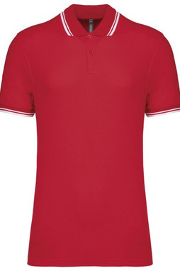 Kariban K272 - Mens 2 striped short sleeved poloshirt