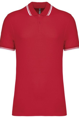 Kariban K272 - Men's 2 striped short sleeved poloshirt