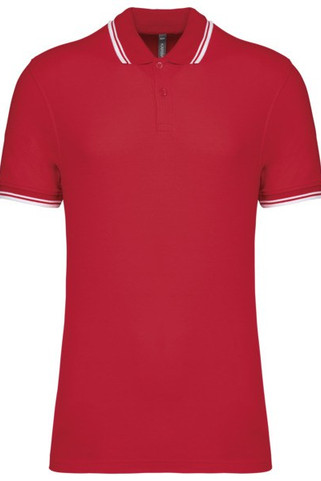 Kariban K272 - Mens 2 striped short sleeved poloshirt