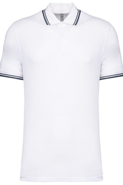 Kariban K272 - Mens 2 striped short sleeved poloshirt