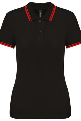 Kariban K273 - Ladie's 2 striped short sleeved poloshirt
