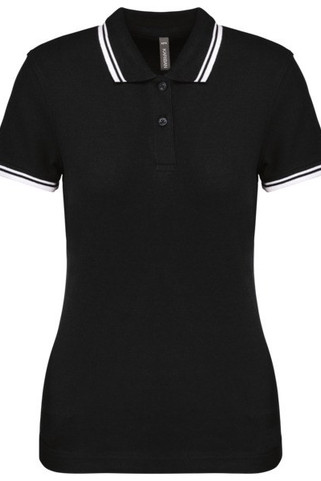 Kariban K273 - Ladies 2 striped short sleeved poloshirt