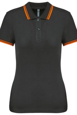 Kariban K273 - Ladie's 2 striped short sleeved poloshirt