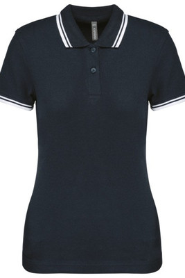 Kariban K273 - Polohemd für Damen mit kurzen Ärmeln und Streifen