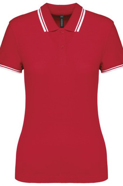 Kariban K273 - Polo de manga curta às riscas de senhora