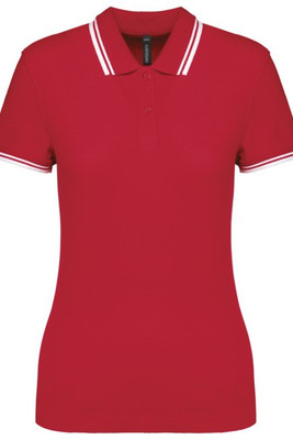 Kariban K273 - Ladie's 2 striped short sleeved poloshirt