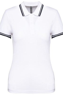 Kariban K273 - Polohemd für Damen mit kurzen Ärmeln und Streifen