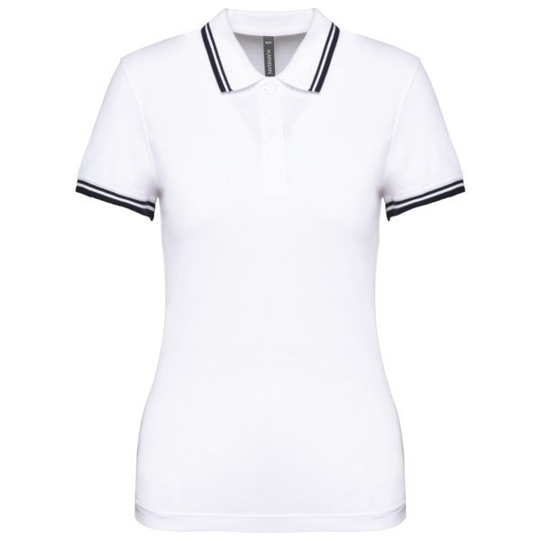 Kariban K273 - Ladie's 2 striped short sleeved poloshirt