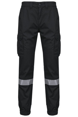 WK. Designed To Work WK712 - Durable Work Trousers with Reflective Safety Bands