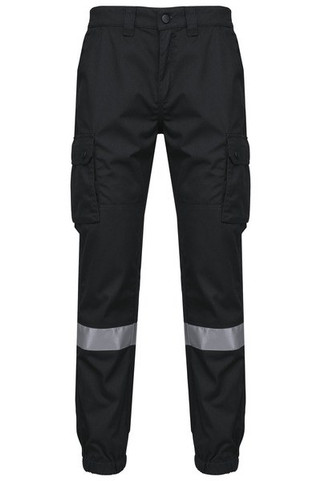 WK. Designed To Work WK712 - Pantalon Unisexe Réfléchissant avec Bas Élastiqué