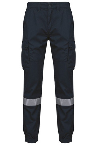 WK. Designed To Work WK712 - Pantalon Unisexe Réfléchissant avec Bas Élastiqué