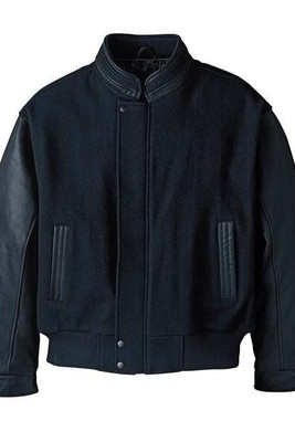 Canada Sportswear Genuine L00227 - Graduate Manteau En Melton Et Cuir