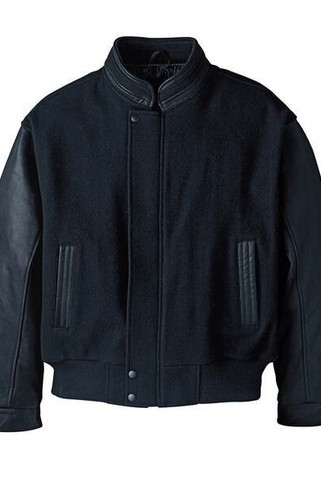 Canada Sportswear Genuine L00227 - Graduate Manteau En Melton Et Cuir