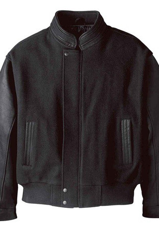 Canada Sportswear Genuine L00227 - Graduate Manteau En Melton Et Cuir