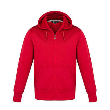 CX2 L00667 - Cypress Creek Men's Polyester Full Zip Hoodie - Red