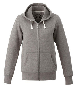 Muskoka Trail L00671 - Lakeview Ladies Cotton Blend Fleece Full Zip Hoodie