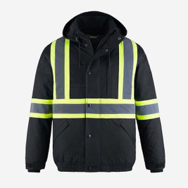 CX2 HiVis L01277 - Peterbuilt Blouson D’Aviateur Haute-Visibilité 3 En 1