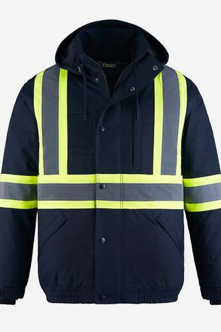 CX2 HiVis L01277 - Peterbuilt 3 In 1 Hi-Vis Bomber Jacket