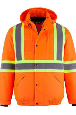 CX2 HiVis L01277 - Peterbuilt Blouson D’Aviateur Haute-Visibilité 3 En 1  