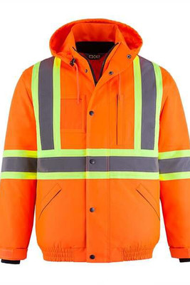 CX2 HiVis L01277 - Peterbuilt Blouson D’Aviateur Haute-Visibilité 3 En 1