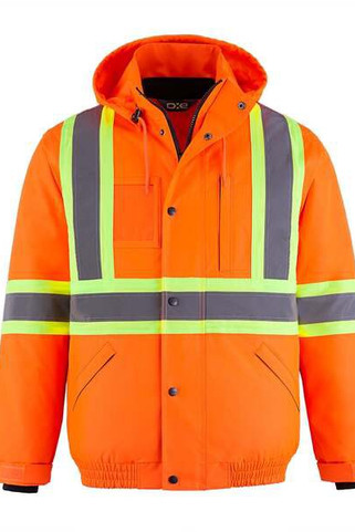 CX2 HiVis L01277 - Peterbuilt Blouson D’Aviateur Haute-Visibilité 3 En 1