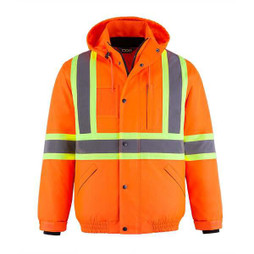 CX2 HiVis L01277 - Peterbuilt Blouson D’Aviateur Haute-Visibilité 3 En 1