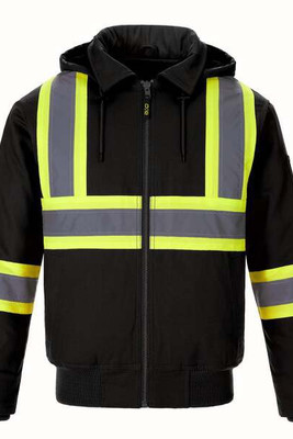 CX2 HiVis L01290 - International Hivis Bomber Jacket With Sherpa Lining