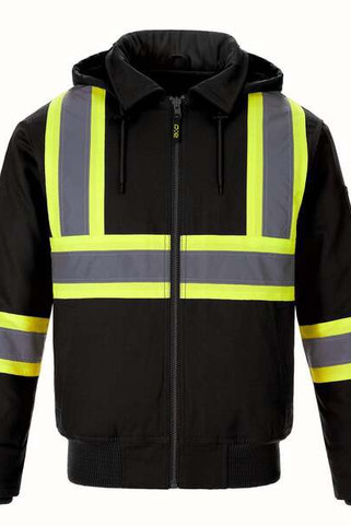CX2 HiVis L01290 - International Hivis Bomber Jacket With Sherpa Lining
