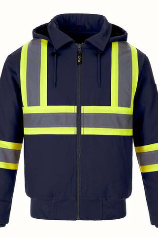 CX2 HiVis L01290 - International Hivis Bomber Jacket With Sherpa Lining