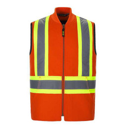 CX2 HiVis L01295 - Titan Veste À Haute Visibilité Doublé En Sherpa 