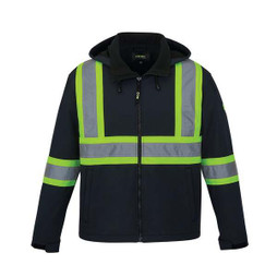 CX2 HiVis L01305 - Shield Blouson À Coquille Souple Haute Visibilité 
